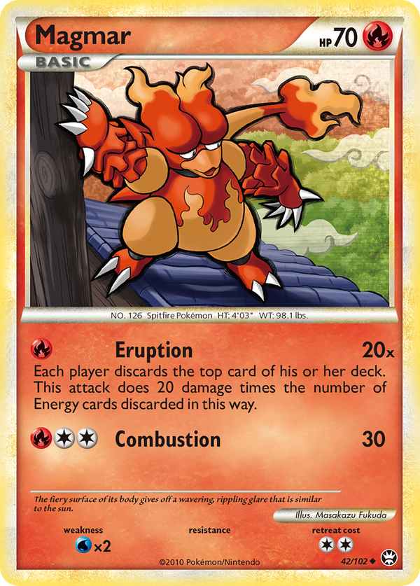 Magmar - HS Triumphant SET-42