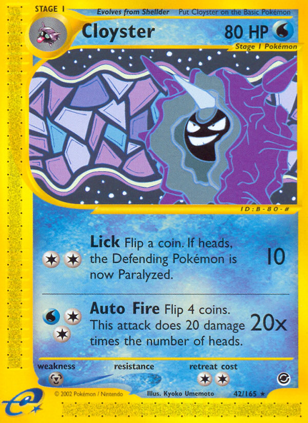 Cloyster - Expedition Base Set SET-42
