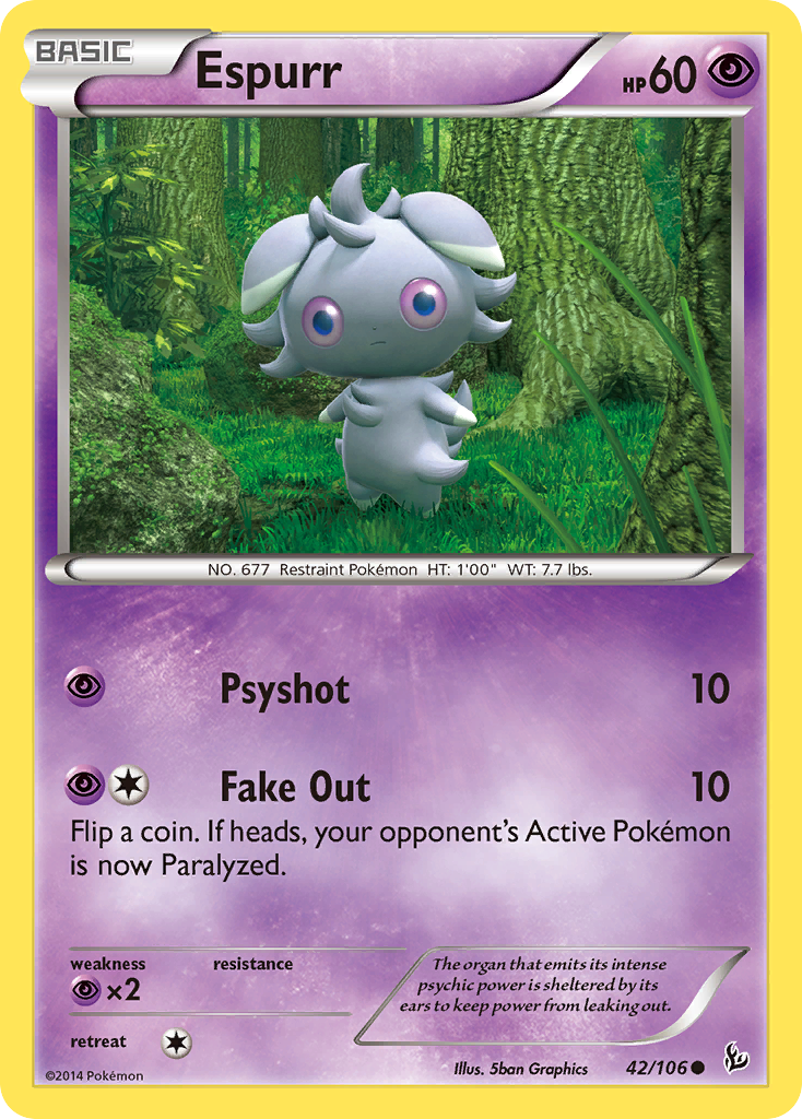 Espurr - Flashfire SET-42
