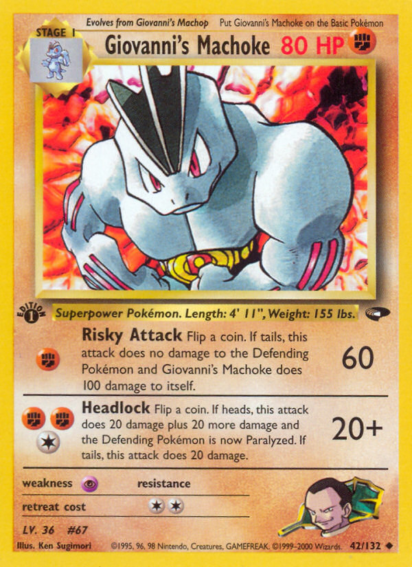 Giovanni's Machoke - Gym Challenge SET-42