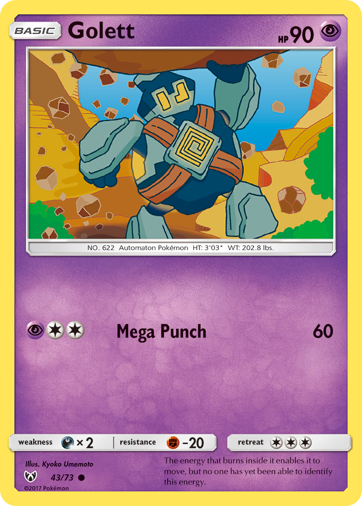 Golett - Shining Legends SET-43