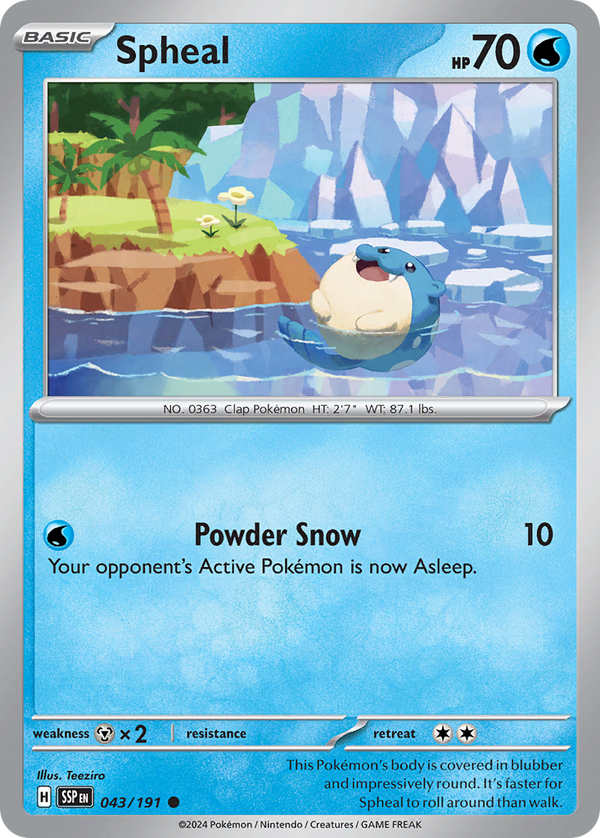 Spheal - Surging Sparks SET-43