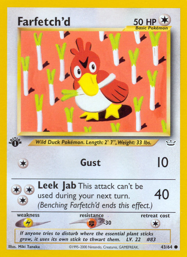 Farfetch'd - Neo Revelation SET-43