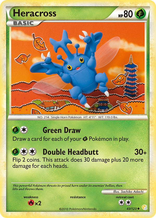 Heracross - HeartGold & SoulSilver SET-43