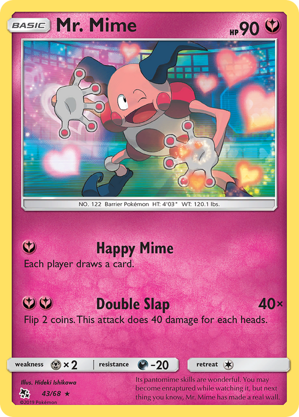 Mr. Mime - Hidden Fates SET-43