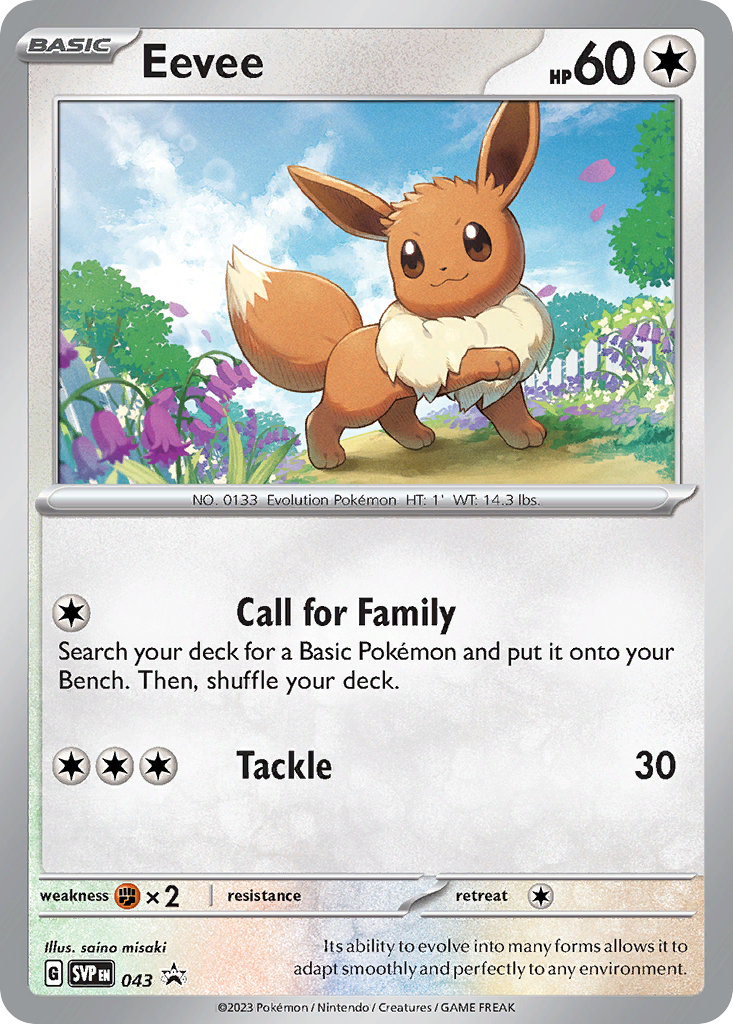 Eevee - Scarlet & Violet Black Star Promos SET-43