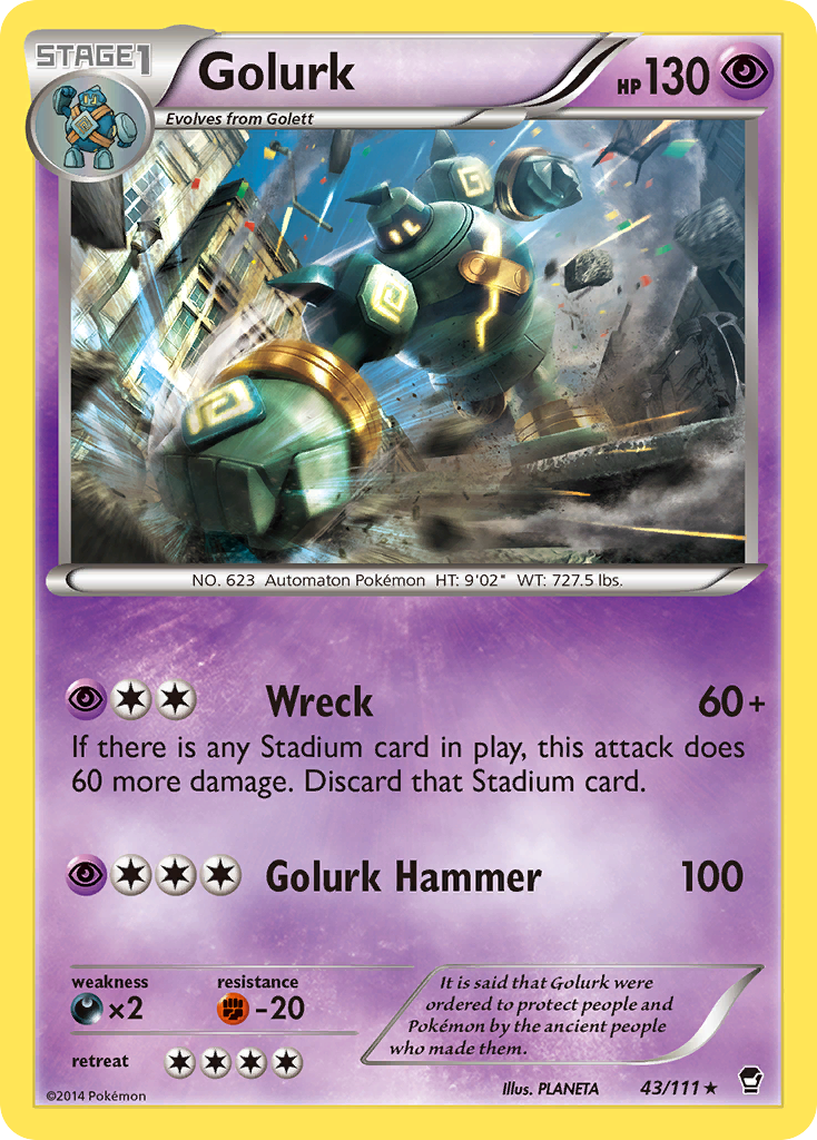 Golurk - Furious Fists SET-43
