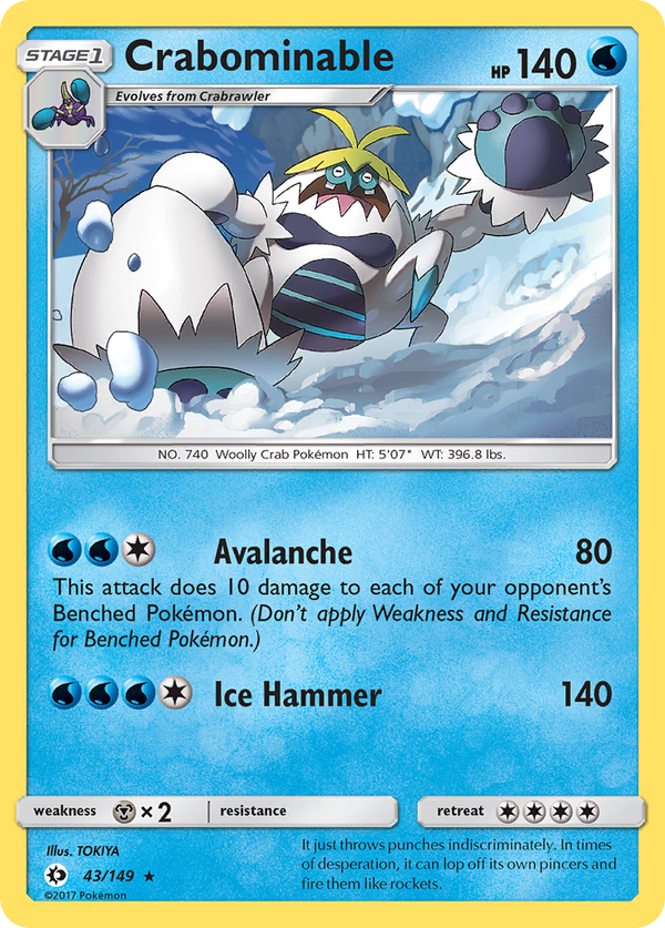 Crabominable - Sun & Moon SET-43
