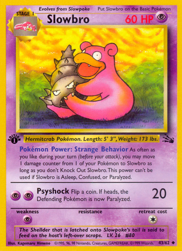 Slowbro - Fossil SET-43
