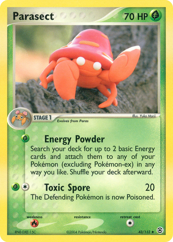 Parasect - FireRed & LeafGreen SET-43