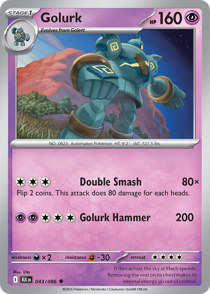 Golurk - Black Bolt SET-43