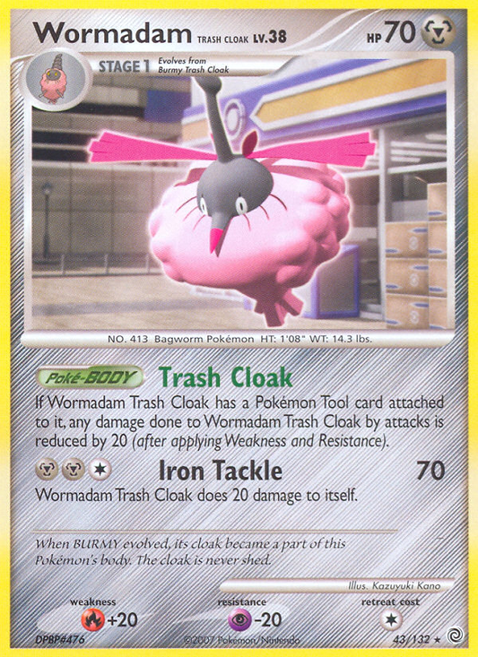 Wormadam Trash Cloak (Secret Wonders SET) (Pokémon) (Stage 1) (Metal) (HP: 70) (Rare) (PKM Secret Wonders SET-71)