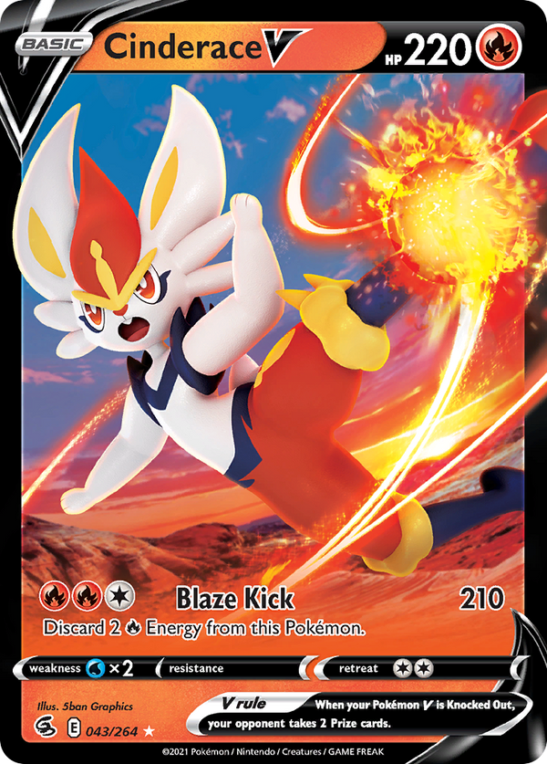 Cinderace V - Fusion Strike SET-43