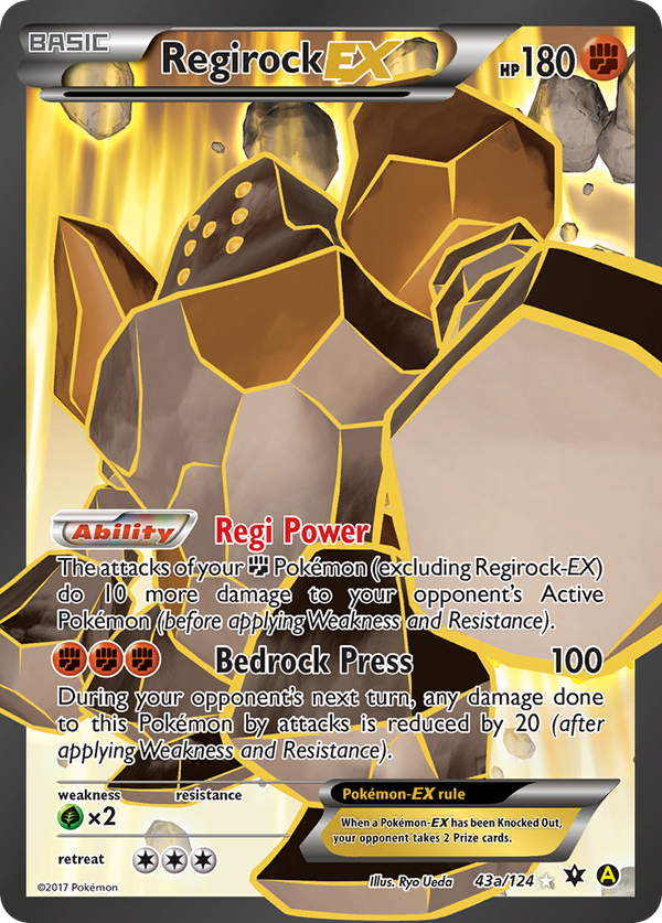 Regirock-EX - Fates Collide SET-43a