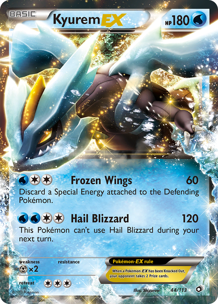 Kyurem-EX - Legendary Treasures SET-44