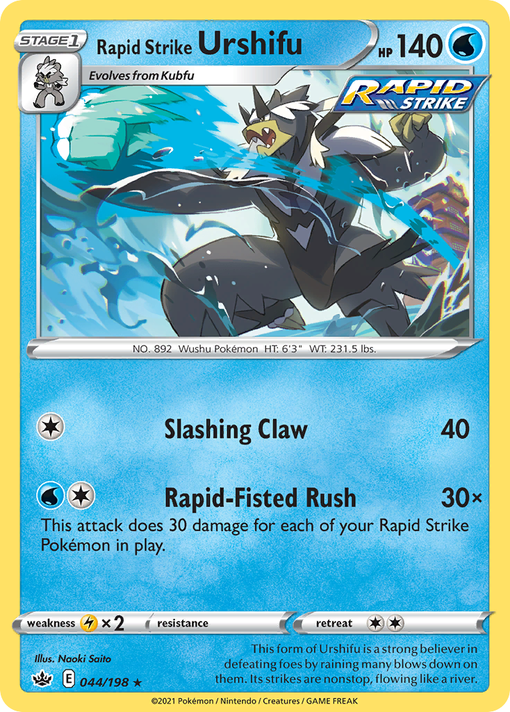 Rapid Strike Urshifu - Chilling Reign SET-44
