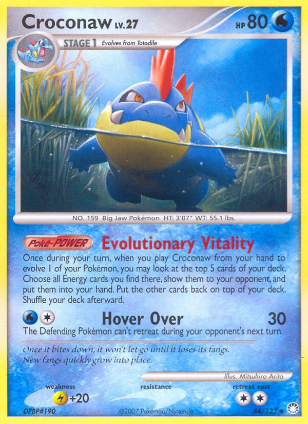 Croconaw - Mysterious Treasures SET-44