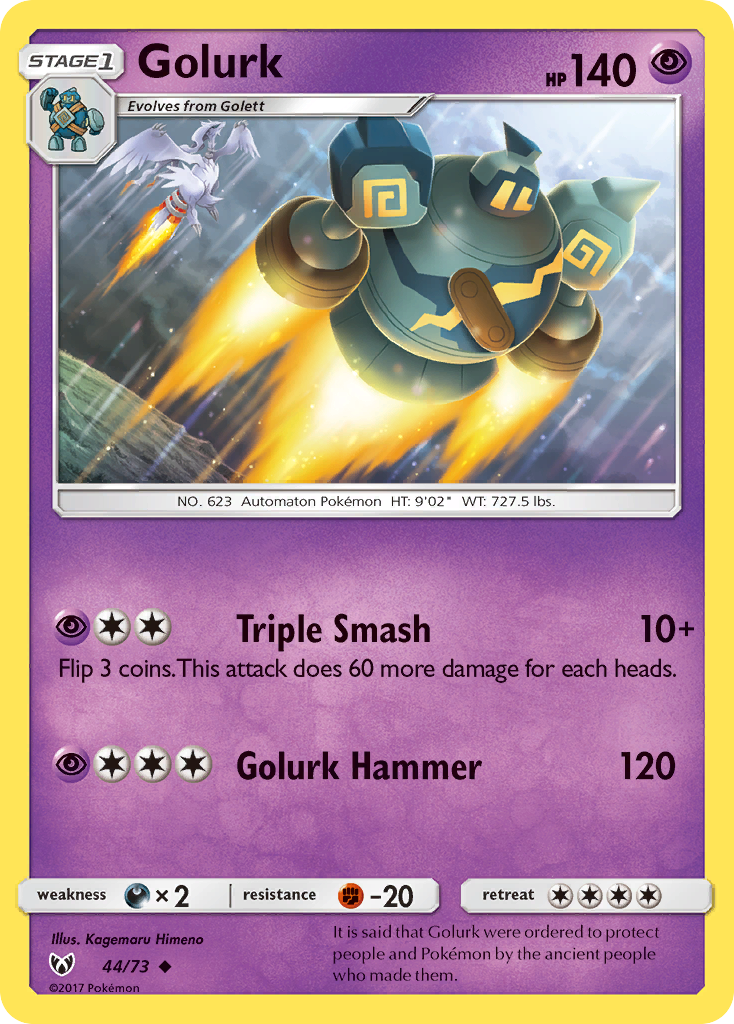 Golurk - Shining Legends SET-44