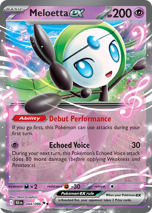 Meloetta EX - Black Bolt SET-44
