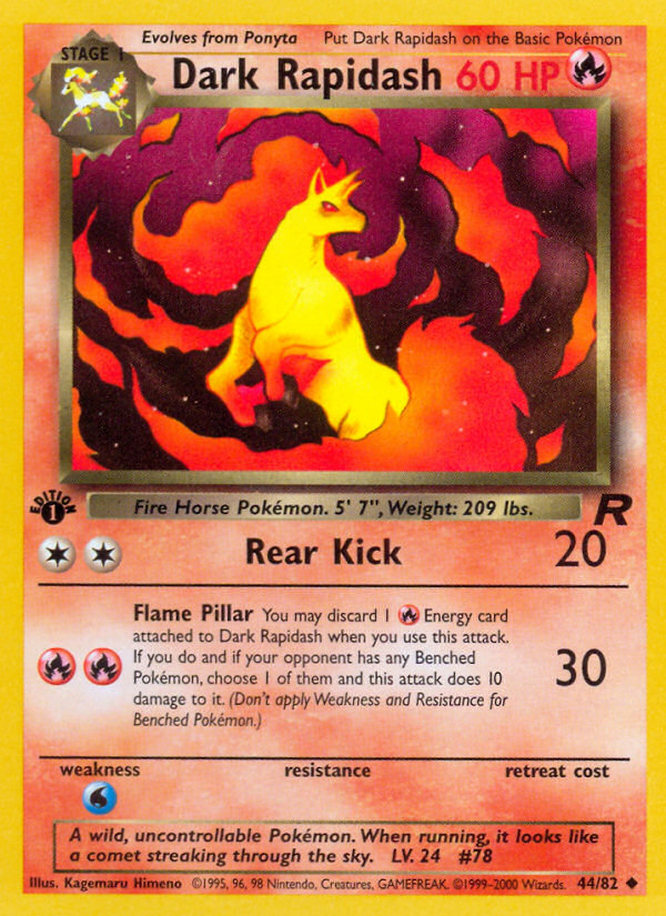 Dark Rapidash - Team Rocket SET-44