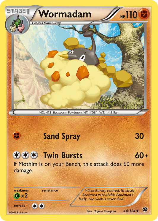 Wormadam (Fates Collide SET) (Pokémon) (Stage 1) (Fighting) (HP: 110) (Uncommon) (PKM Fates Collide SET-68)