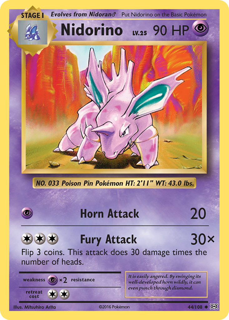 Nidorino - Evolutions SET-44