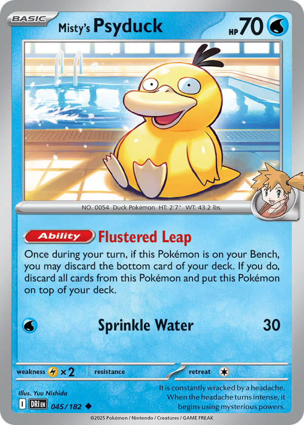 Misty's Psyduck - Destined Rivals SET-45