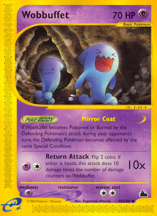 Wobbuffet (Skyridge SET) (Pokémon) (Basic) (Psychic) (HP: 70) (Uncommon) (PKM Skyridge SET-91)