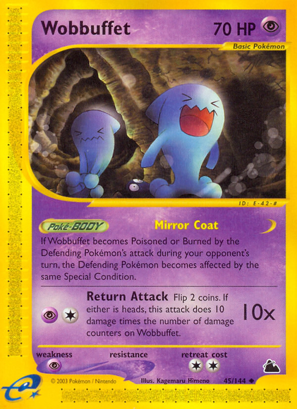 Wobbuffet (Skyridge SET) (Pokémon) (Basic) (Psychic) (HP: 70) (Uncommon) (PKM Skyridge SET-91)
