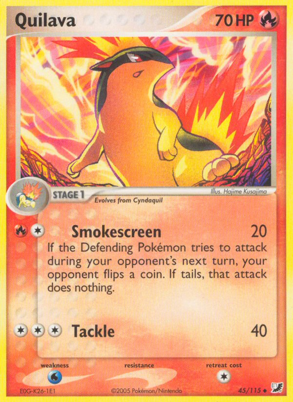 Quilava - Unseen Forces SET-45