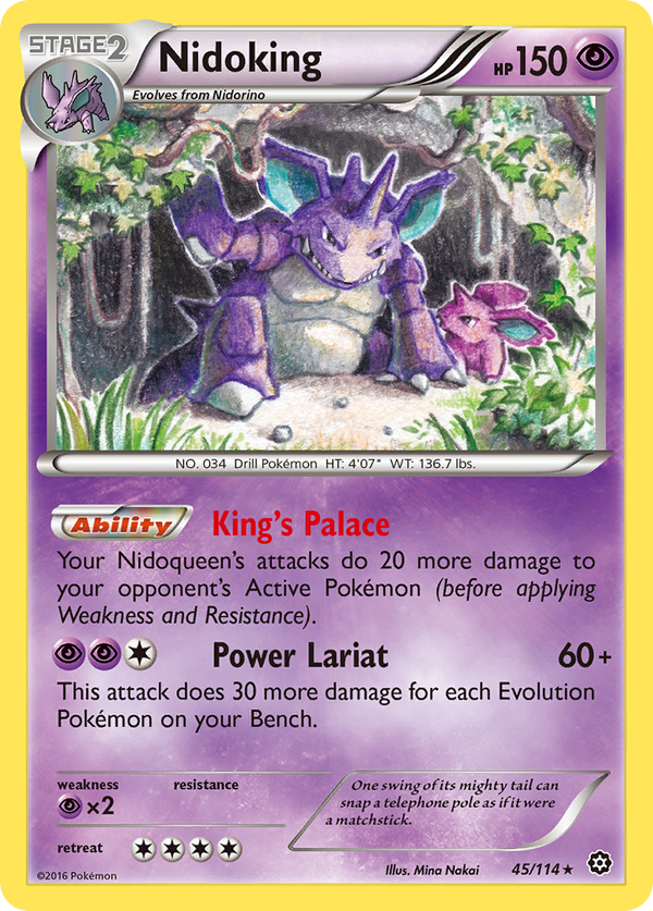 Nidoking - Steam Siege SET-45