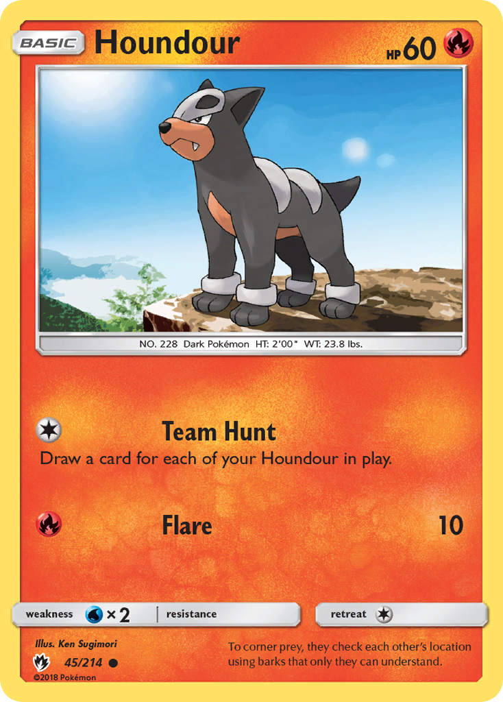 Houndour - Lost Thunder SET-45