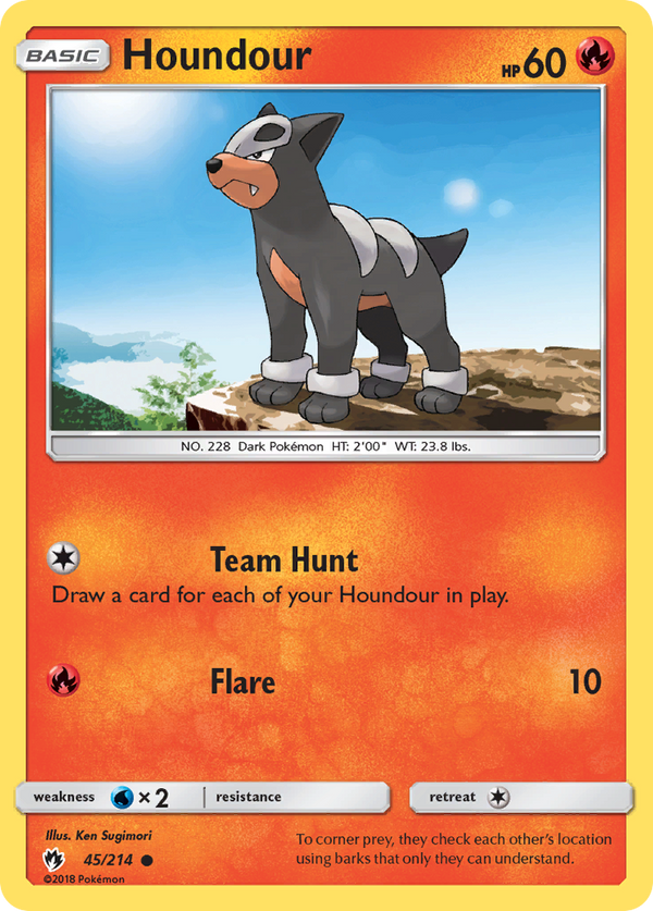 Houndour - Lost Thunder SET-45
