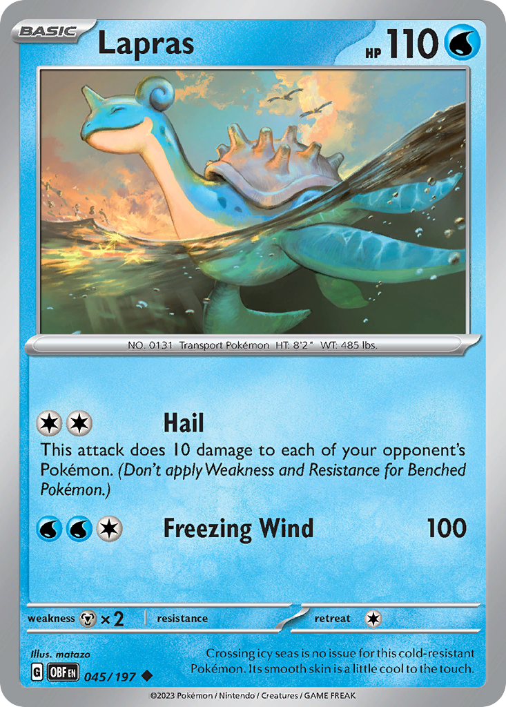 Lapras - Obsidian Flames SET-45