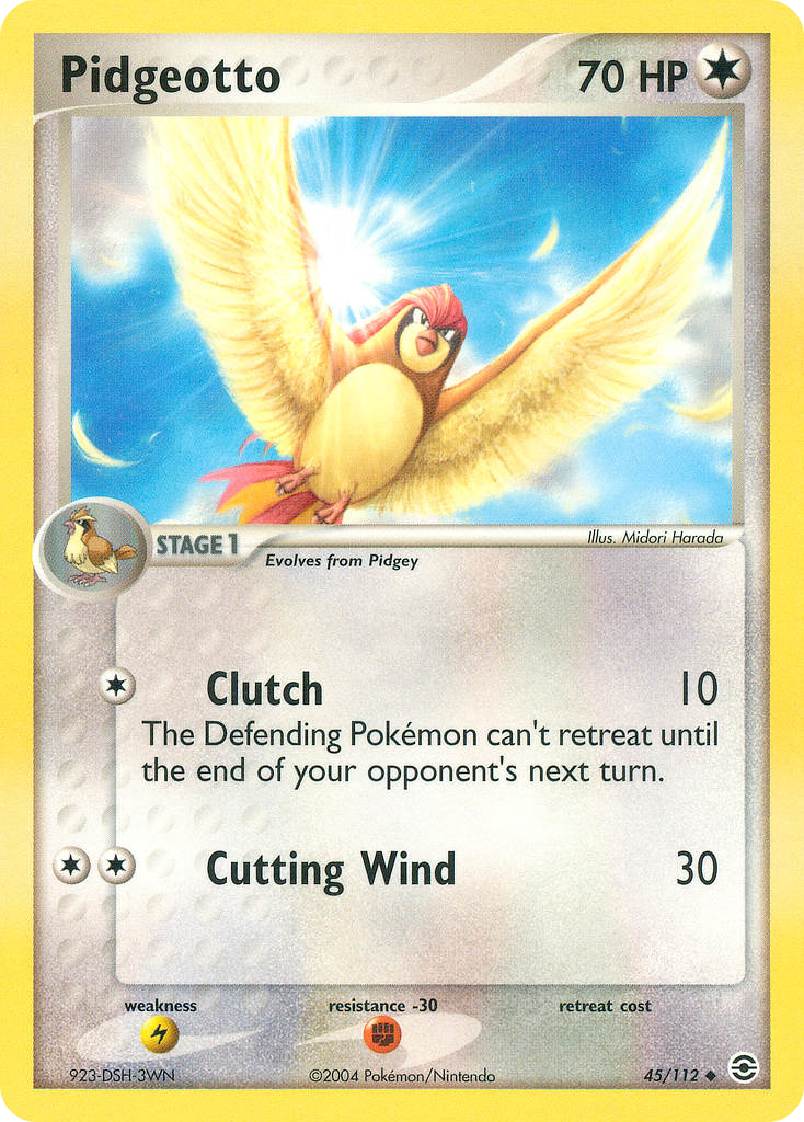Pidgeotto - FireRed & LeafGreen SET-45
