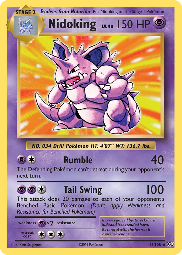 Nidoking - Evolutions SET-45