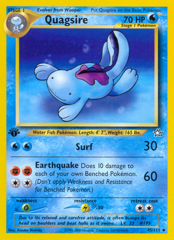Quagsire - Neo Genesis SET-45