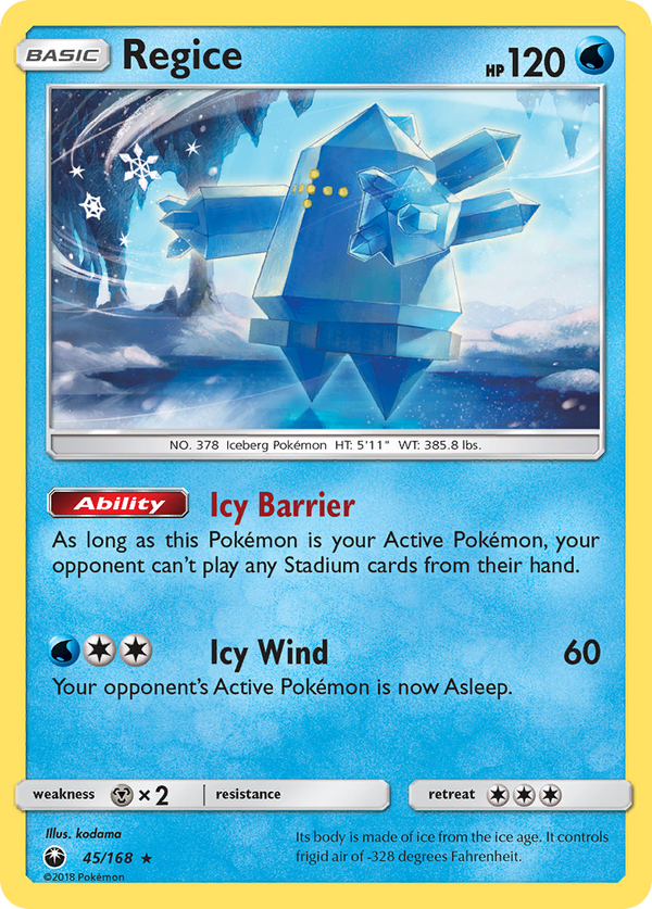 Regice - Celestial Storm SET-45