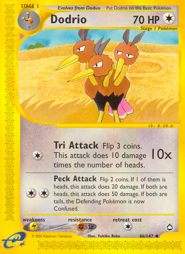 Dodrio - Aquapolis SET-46