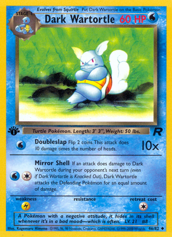 Dark Wartortle - Team Rocket SET-46