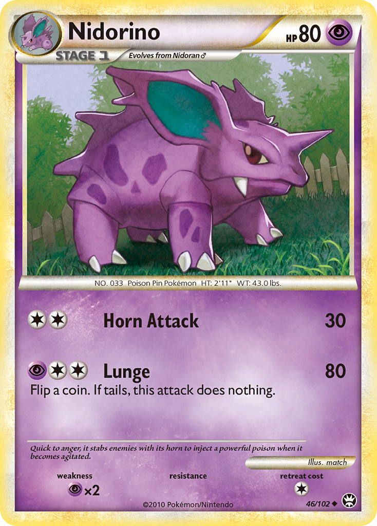 Nidorino - HS Triumphant SET-46