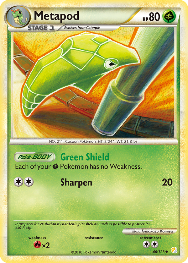 Metapod - HeartGold & SoulSilver SET-46
