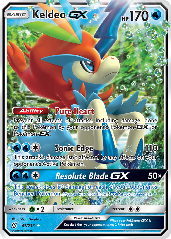 Keldeo-GX - Unified Minds SET-47