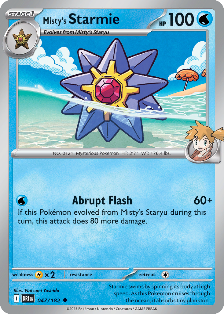 Misty's Starmie - Destined Rivals SET-47