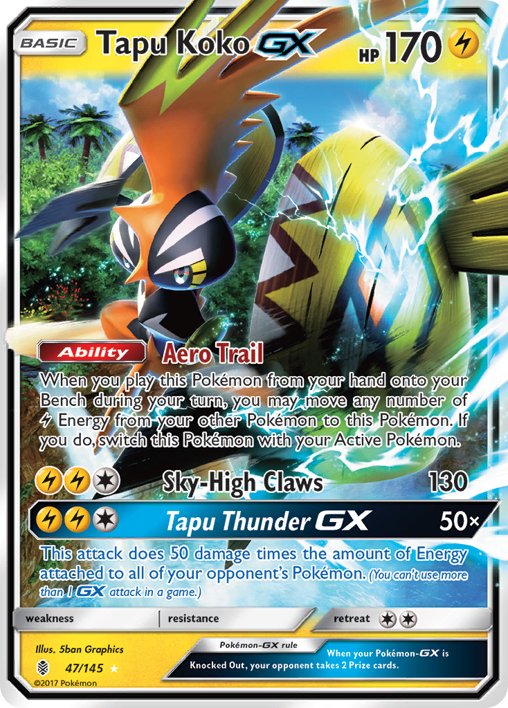 Tapu Koko-GX - Guardians Rising SET-47
