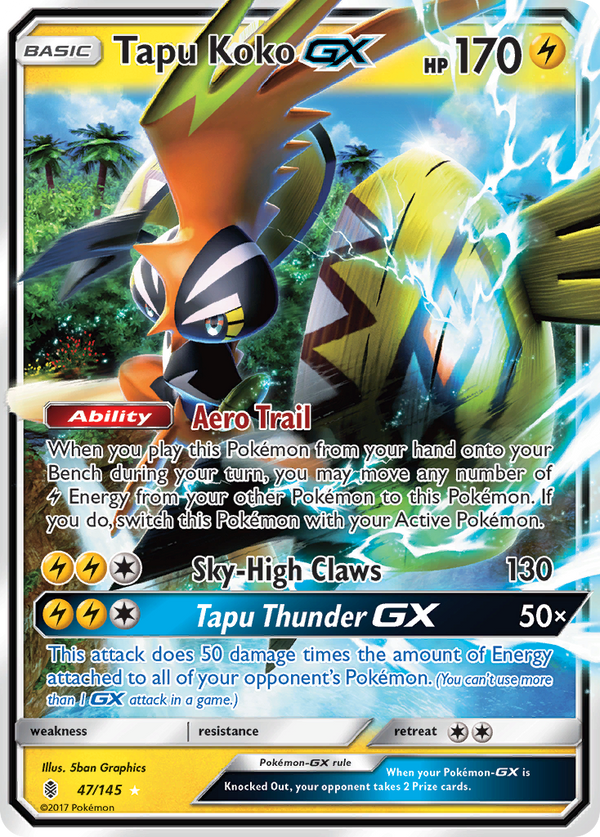 Tapu Koko-GX - Guardians Rising SET-47