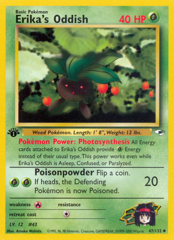 Erika's Oddish - Gym Heroes SET-47