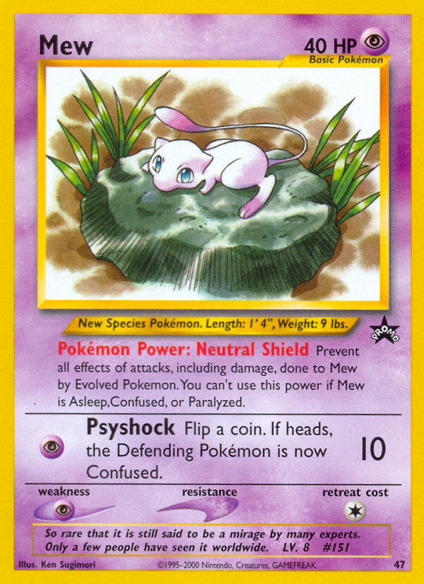 Mew - Wizards Black Star Promos SET-47