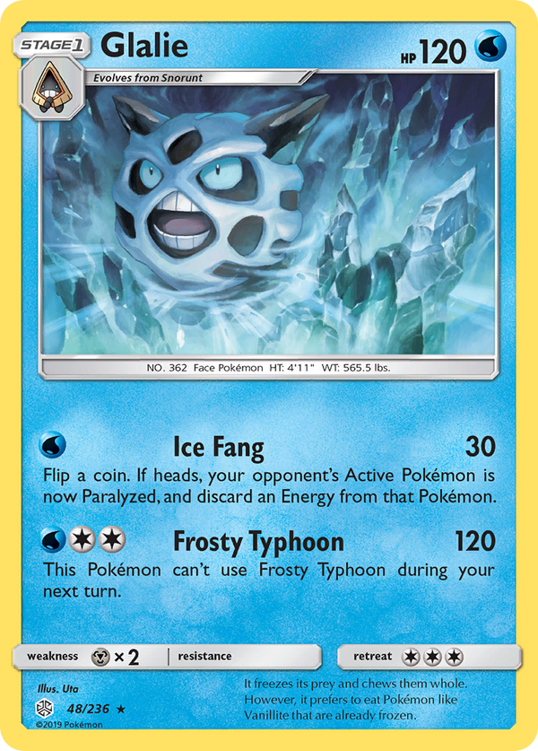 Glalie - Cosmic Eclipse SET-48