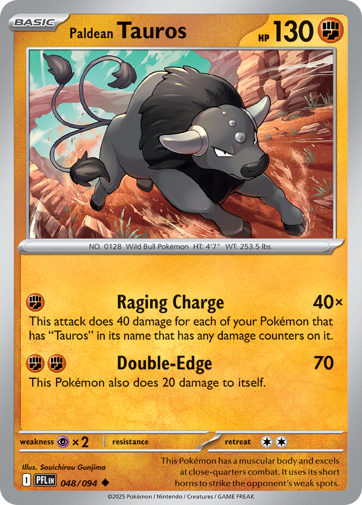 Paldean Tauros - Phantasmal Flames SET-48